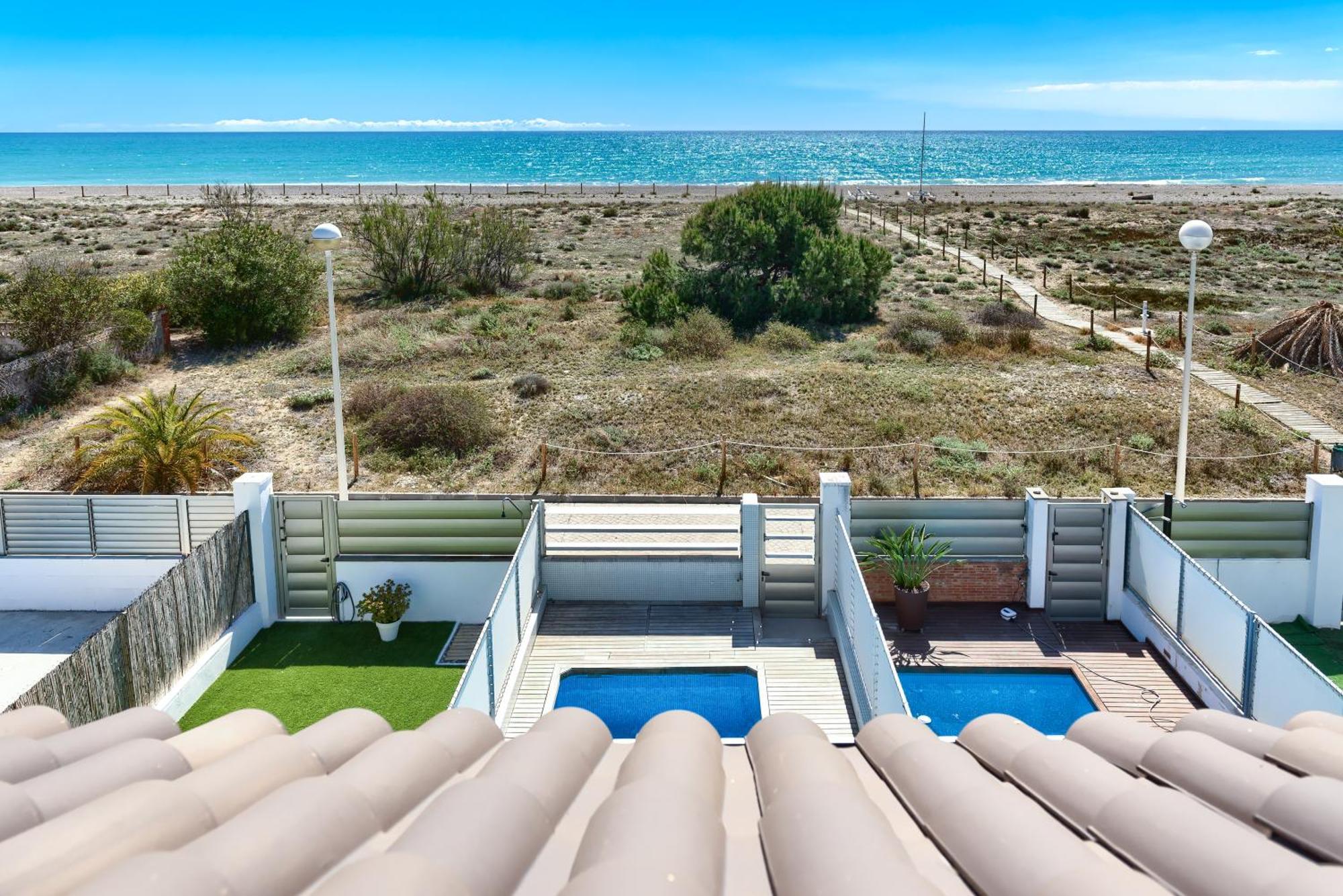 Casa Frente Al Mar Con Piscina Privada Leilighet Sagunto Eksteriør bilde